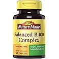 Nature Made Balanced B-100 Timed Release (Thiamin, Riboflavin, Niacin, B6, B12, Biotin, Pantothenic Acid & Folic Acid) Tablets 60 Ct