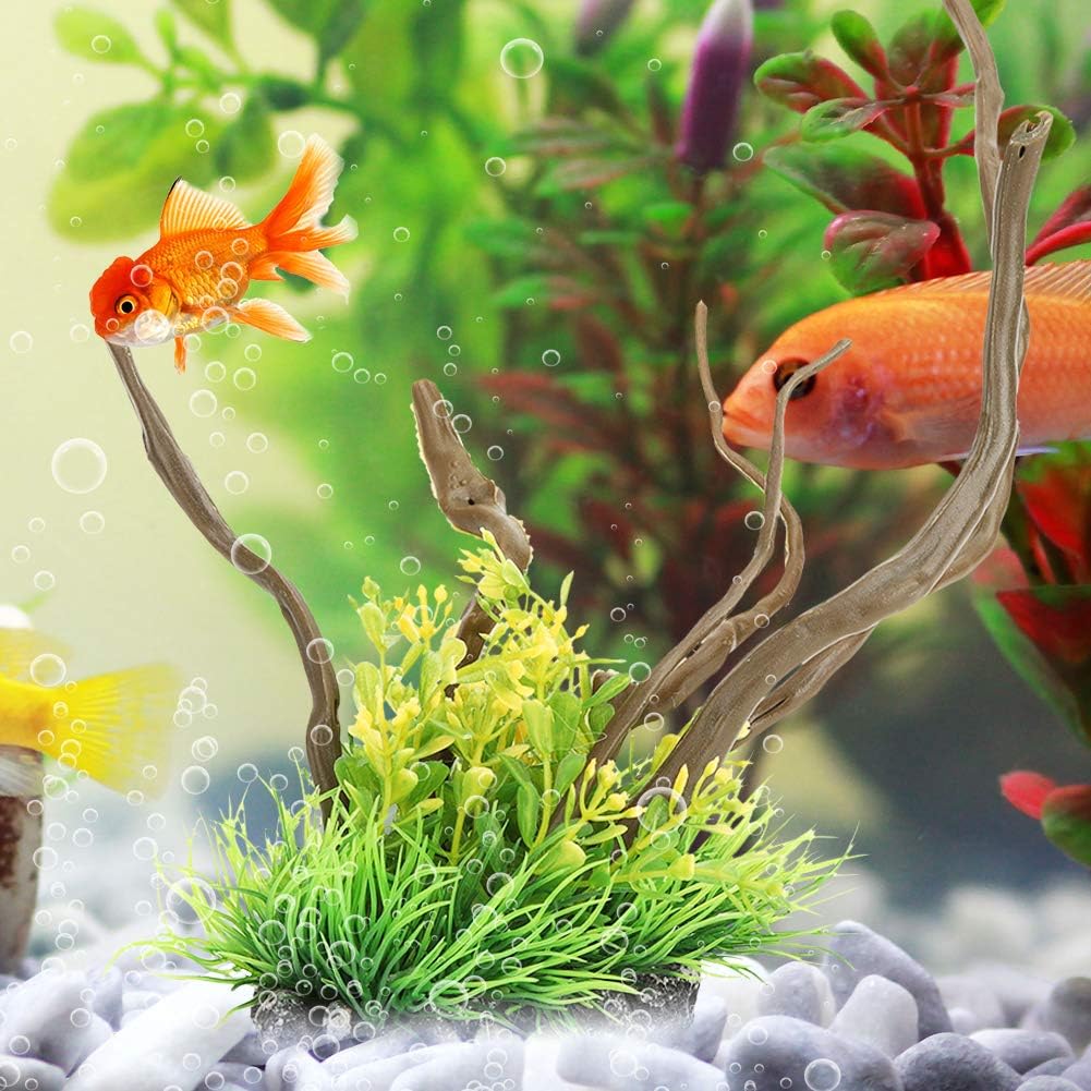 Pssopp Green Artificial Aquarium Plants for Fish Tanks - Image 5