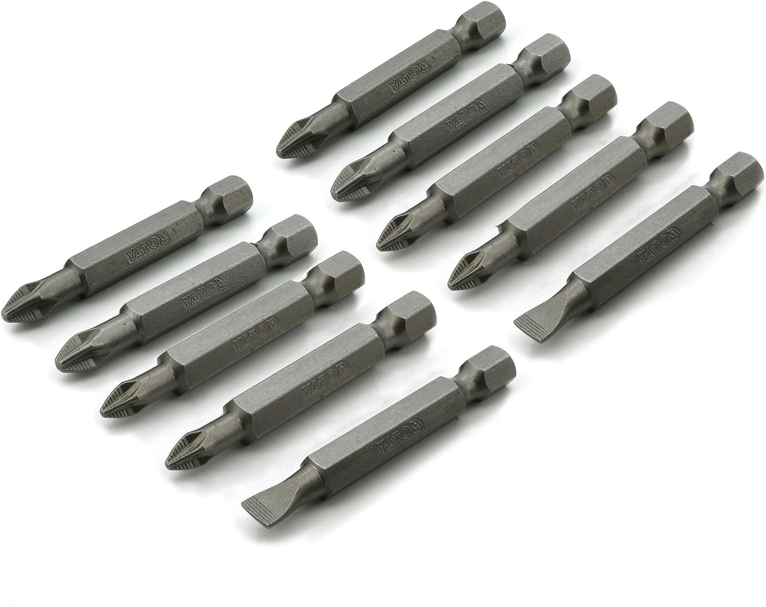 Yato yt-04832 - Bit Screwdriver Set for 50 mm 10pcs, Variety pack