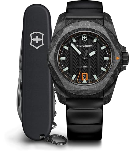 Amazon.com: Victorinox Dive Pro Automatic Black Dial Yellow Rubber