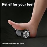H&S Foot Massage Ball Roller - Silicone Arch Massage Stick Grey view 2