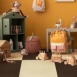 WAPANE Self Adhesive Carpet Floor Peel Tile Square