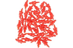 STOBOK 100pcs Christmas Carrot Nose Mini Snowman Nose Plastic Toy Nose Santa Claus Dolls Safety Fake for DIY Craft Xmas Winte