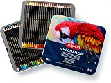 Derwent Chromaflow Pencils 48 Set in Tin 3.5mm Core Premium, Blendable