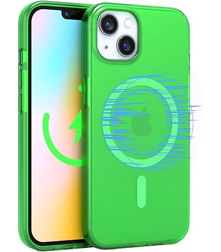 Amazon.com: FELONY CASE - Stylish Neon Green Phone Cover for