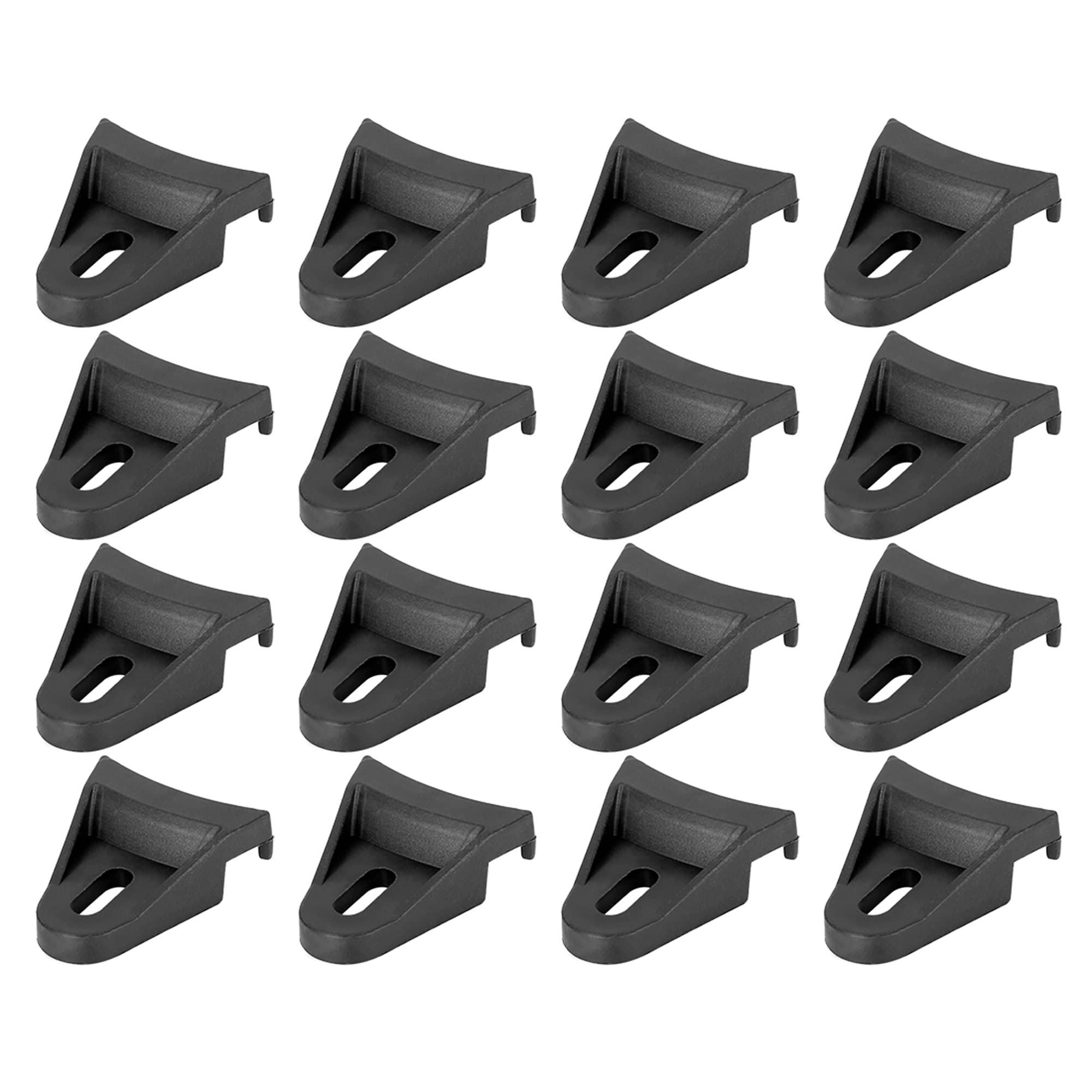 X AUTOHAUX 16pcs Black Car Subwoofer Speak Grill Clips Clamps Fit for 4" 6" 8"