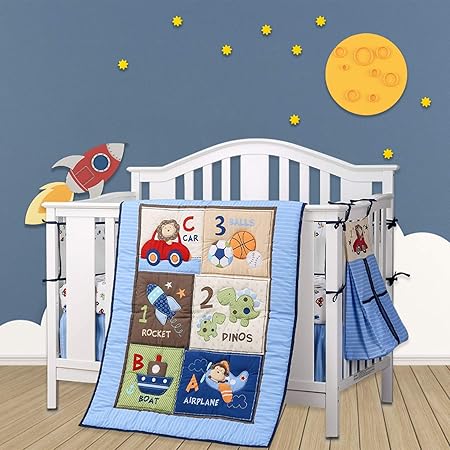 9 piece crib bedding set