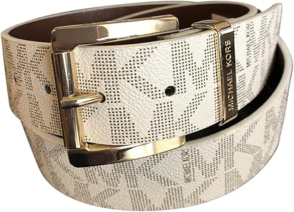 Michael Kors Mk Signature - Cinturón con logotipo de monógrafo (hebilla