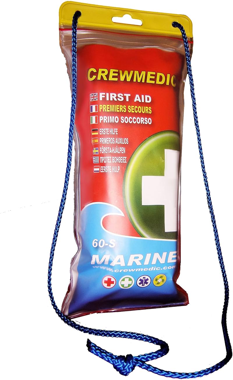 CrewMedic 60-S Marine First Aid Kit - Soft Pouch for Boats & Yachts