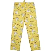 Bananya Women's Bananya Cat and Title All Over Print Lounge Pajama Pants Adult Sleep Bottoms
