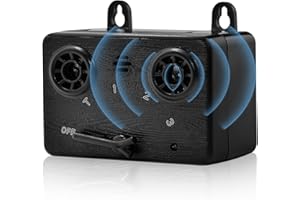 FETUIO Anti Barking Devices for Dogs, Ultrasonic Dog Barking Control Devices with 3 Modes, 50FT Bark Box Dog Bark Deterrent Devices, Dog Barking Silencer Indoor & Outdoor Safe. (Black)