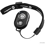 CamKix Wireless Bluetooth Camera Shutter Remote Control for Smartphones - Create Amazing Photos and Selfies - Compatible with all IOS and Android Devices with Bluetooth / Including Wrist Strap