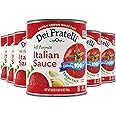 Dei Fratelli Italian Sauce (28 oz. Cans, 6 pack) - Vine-Ripened - No Water Added, Not from Paste – Non GMO, Gluten-Free - Fifth-Generation Family Recipe