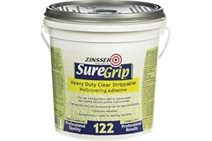 RUST-OLEUM Zinsser 02881 1 Gallon Heavy Duty Clear Strippable Wallcovering Adhesive