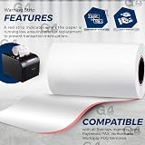 G4GADGET 100 Rolls 57 x 40 Thermal Paper Till Rolls with Red Warning Strip view 6