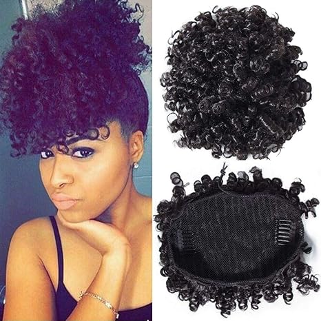 Buy Buladou High Afro Puff Drawstring Ponytail Short Kinky Curly