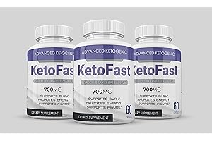 ADVANCED LIFE SCIENCE (Official) Keto Fast 700, Strong Advanced Formula 1300mg, Made in The USA, (3 Bottle Pack), 90 Day Supply