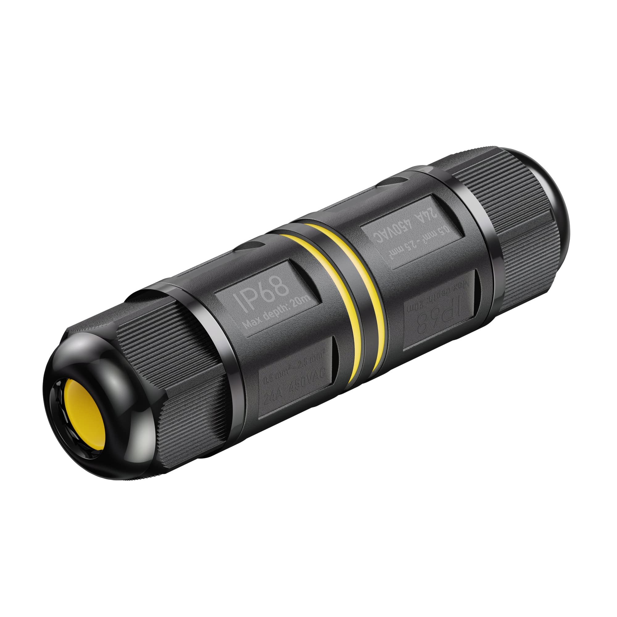 ledscom.de Cable connector for outdoor use, IP68, sleeve for 5-12mm cable diameter