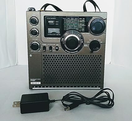 Amazon Sony ソニー Icf 5900 スカイセンサー 5バンドマルチバンドレシーバー Fm Mw Sw1 Sw2 Sw3 Fm 中波 短波 lラジオ 前期型 ソニー Sony ポータブルラジオ