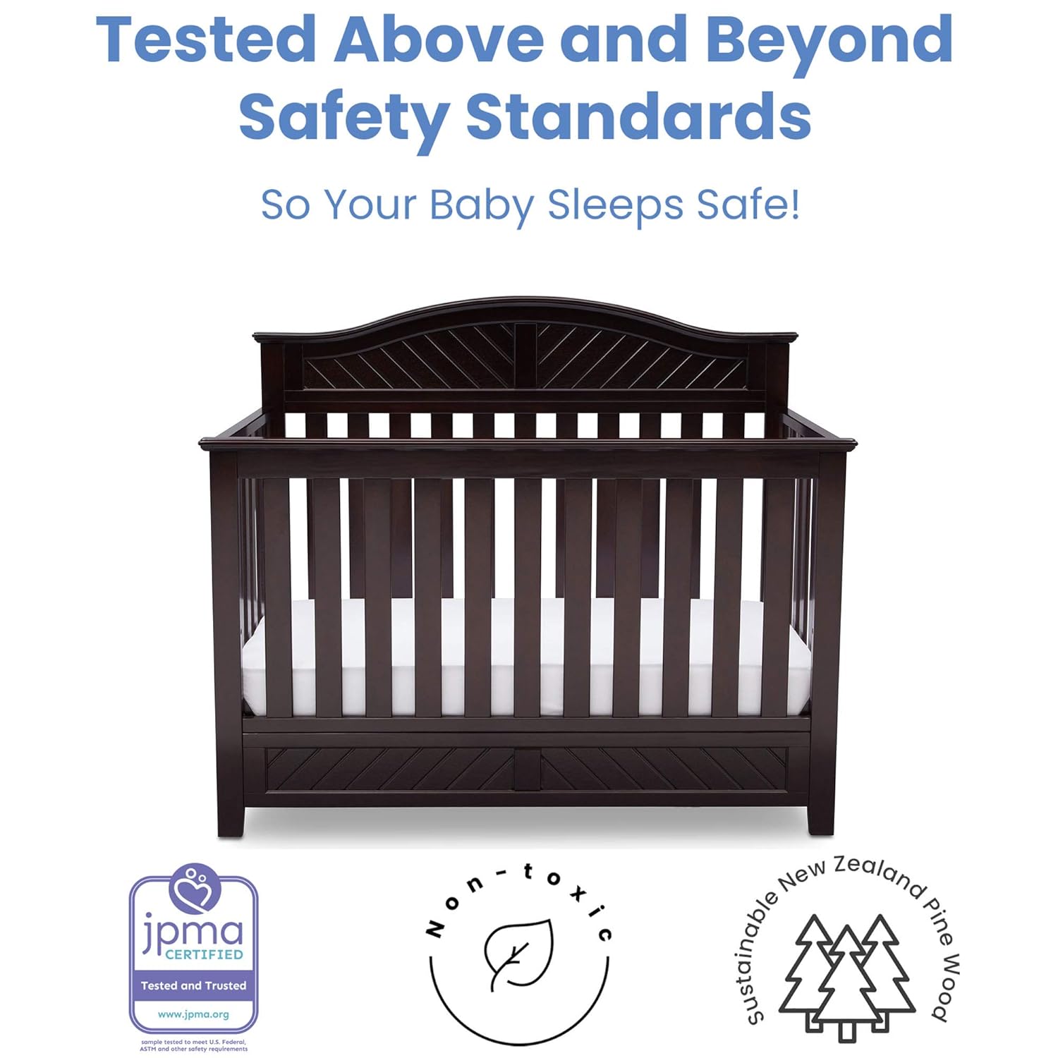 delta bennington crib 3 in 1