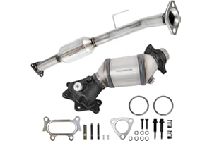 PULCHERFLOW Catalytic Converter Compatible with 2006 2007 2008 2009 2010 Honda Civic Hybrid 1.3L L4 Catalytic Convertor, Front & Rear High Performance (EPA Compliant)