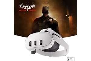 Meta Quest 3 512GB | Thirty Percent Sharper Resolution — 2X Graphical Processing Power — Play Without Wires — Get Batman: Arkham Shadow and a 3-Month Trial of Meta Horizon+ Included