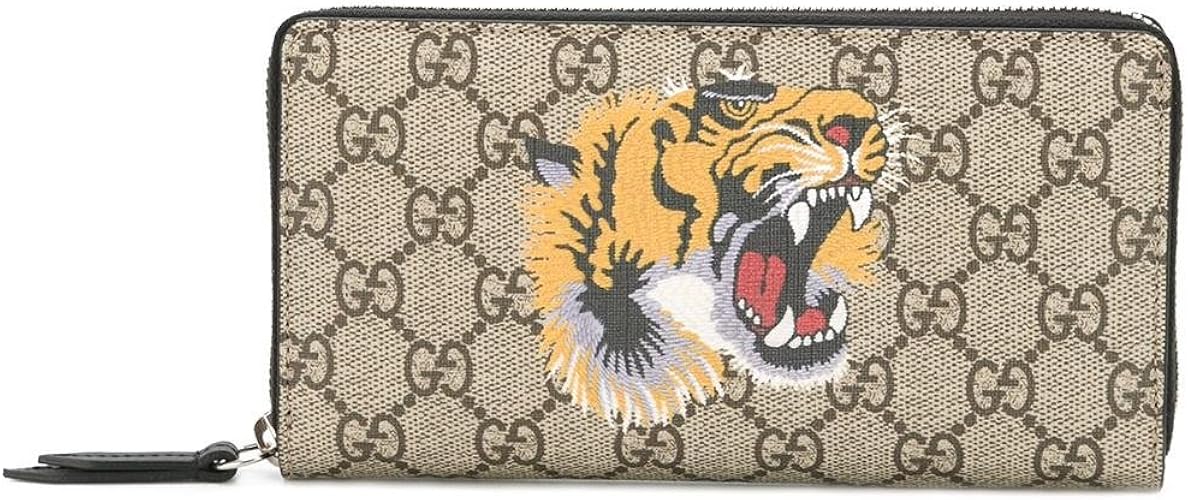 tiger print wallet