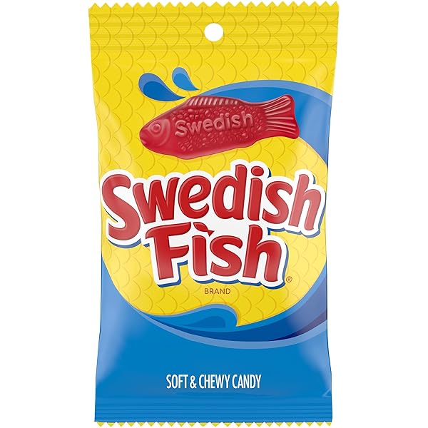 SWEDISH FISH SOFT & CHEWY CANDY, 8 OZ