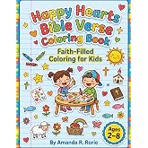 Happy Hearts Bible Verse Coloring Book