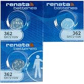 #362 Renata Watch Batteries 3Pcs