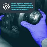 Unigloves Advanced Zero Nitrile Gloves Blue Large Box 100 GM0054 Powder Free view 5