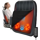 CooCoCo Lower Back Massager with Heat, 2026 Upgraded Back Massager for Pain Relief Deep Relief, 2X Larger Heating Area and Faster Heating, FSA Eligible, HSA Shiatsu Rooling Back Massage