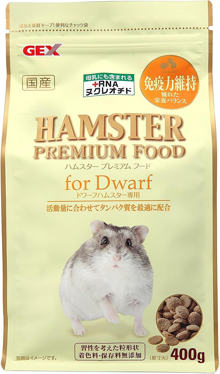 Amazon ジェックス ハムスタープレミアムフード ドワーフ専用 400g ジェックス フード 通販