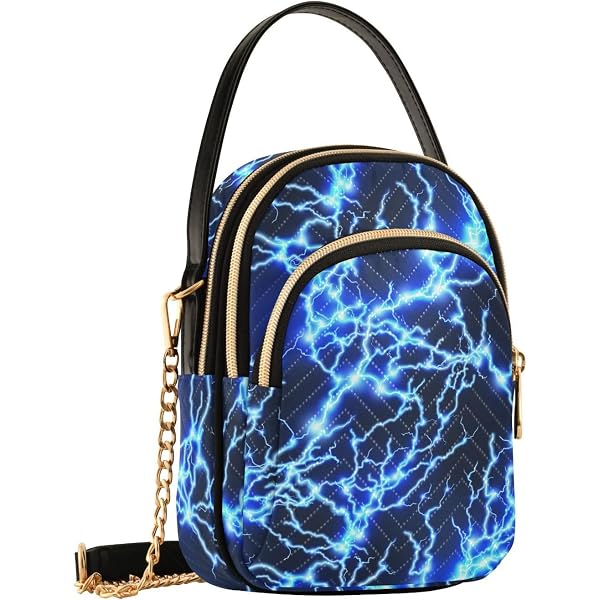Sletend Butterfly Quilted Crossbody Bag For Women - Small Phone Purse With Detachable Chain, Colorful Shoulder Handbag - View #3