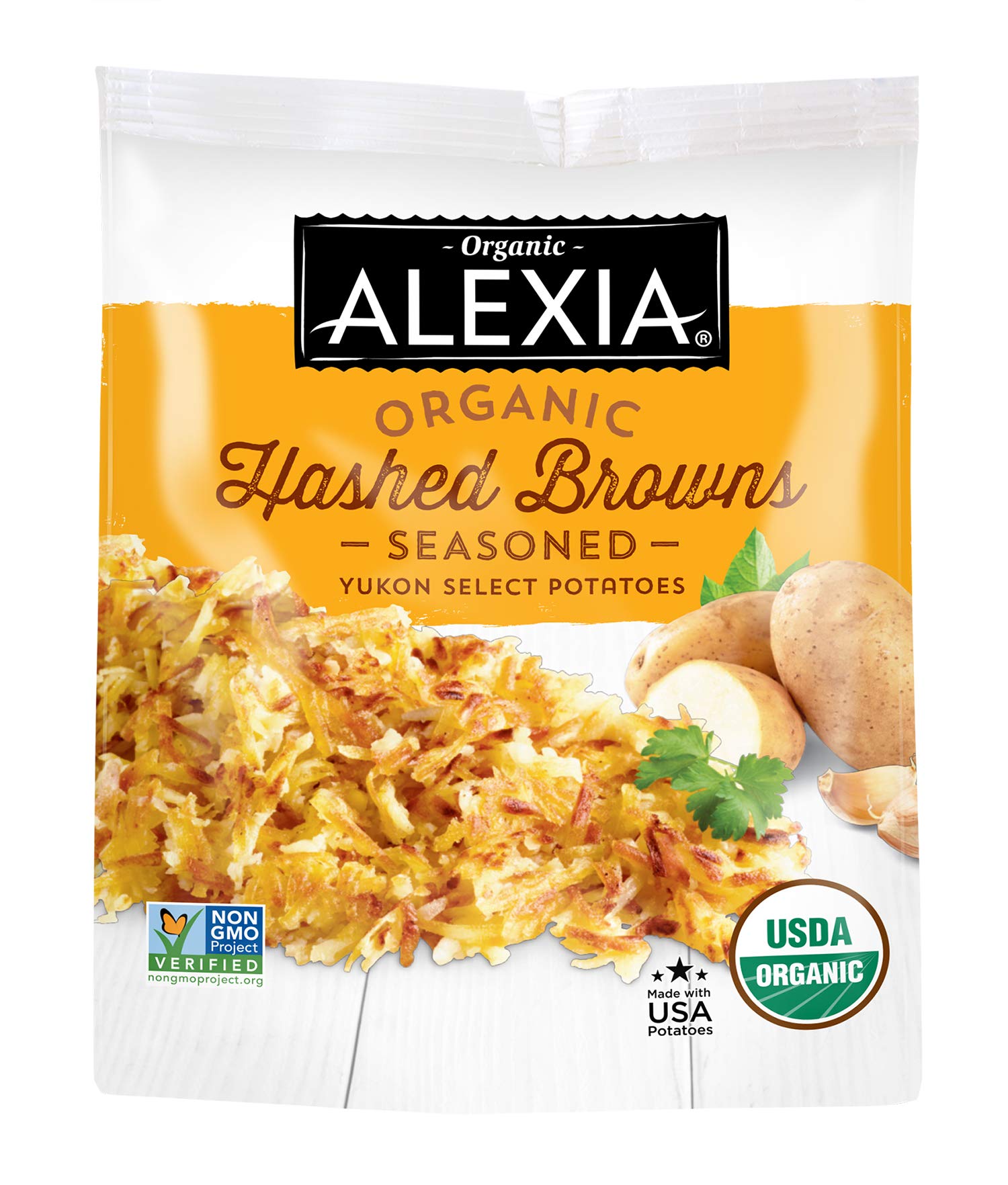 Buy Alexia Organic Hashed Browns Seasoned Yukon Select Potatoes, Non