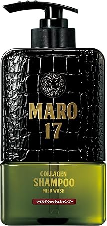 Amazon Maro17 マーロ17 マイルドウォッシュ シャンプー ジェントルミントの香り スカルプ アミノ酸 敏感頭皮ケア Maro17 マーロ17 350ml メンズ 洗い流すタイプ ブラック Maro17 マーロ17 ビューティー 通販