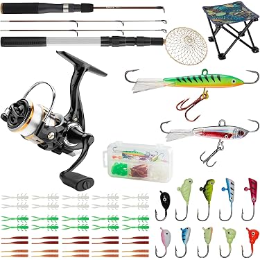 Amazon Best Sellers: Best Ice Fishing Rod & Reel Combos
