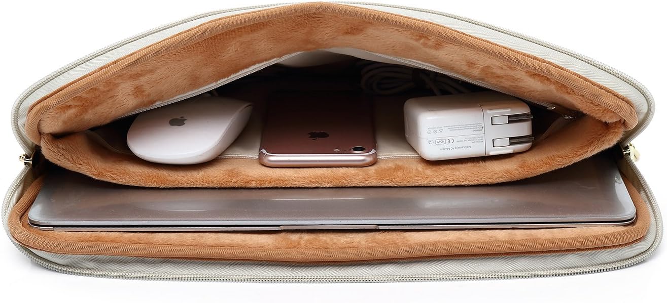 kayond water hyacinth Water-resistant 11 inch laptop sleeve with pocket for 11.6 inch laptop, macbook 12 - Image 5