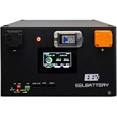 48V 16S 15kwh V6 Server Rack DIY Kit LiFePO4 Battery Box Built-in JK V19 Inverter 2A Active Balance 200A BMS with Touch LCD Screen Stackable