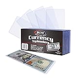 BCW Currency Topload Holder - Pack of 25 | Clear