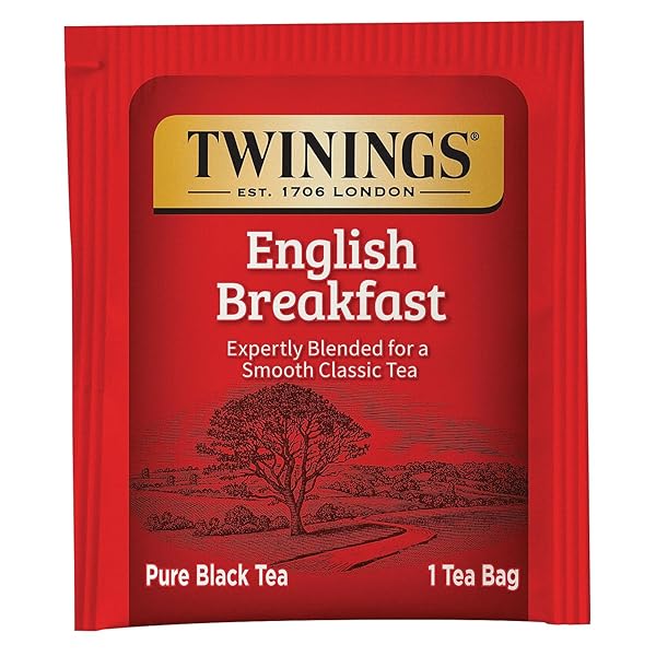 TWININGS ENGLISH BREAKFAST TEA, 25 COUNT (PACK OF 1)