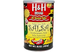 30 Second Salsa Mix Seasoning - Hot (16 oz Can Makes 26, 15-oz Batches of Salsa, 1.15-Each. Southwestern Style)