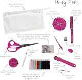 Hobby Gift Medium Sewing Box Organiser Kit with Handle Sausage Dog view 4