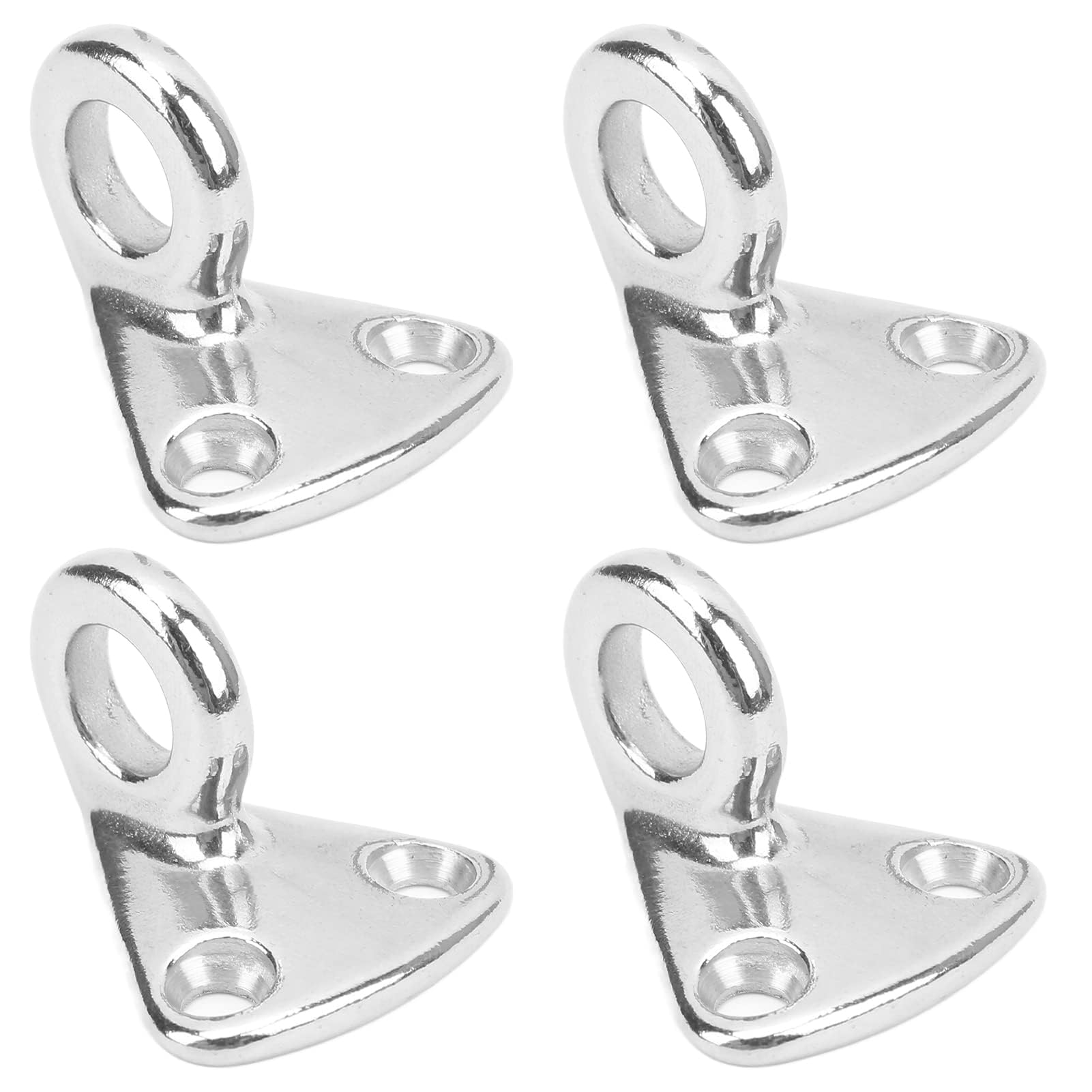 Alomejor Hook 4PCS Stainless Steel Boat Clips Quick Attach Hooks for Boat Hangers Boating Accessories