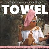 GC Gaveno Cavailia Large Bath Towels 4 Pack 75x135 cm 450 GSM Blush Pink view 7