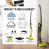 H2O HD 5-in-1 Plus Dual Buff Floor Steam Mop Handheld Cleaner view 7