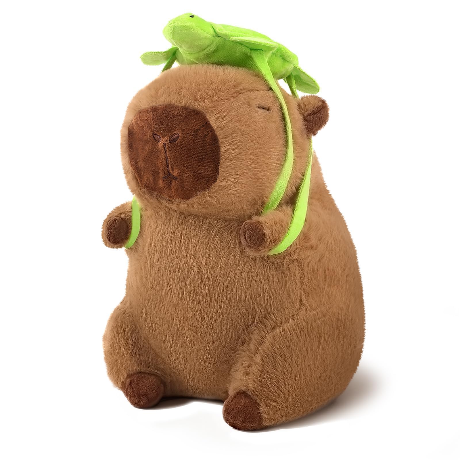 SHINUOER Cute Capybara Plush,Capybara Stuffed Animal,Capibaras Peluches 9 Inch Kawaii Fluffy Soft Plush for Teens Birthday Gift