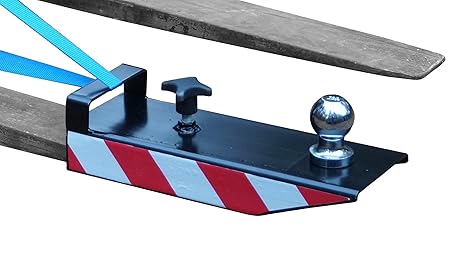 IB_KL Rangierhilfe für Gabelstapler Anhänger Stapler Kugelkopf Radlader Wohnwagen Gabeln maximal 130x50 Farbe schwarz