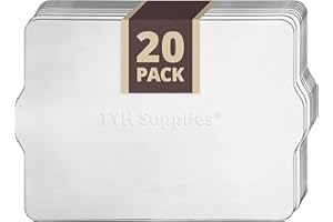 TYH Supplies 20 Pack Drip Tray for Grill | Compatible with Traeger Pro 575 & Pro 22 Grill Drip Tray | Disposable Aluminum Grill Tray for Catching Grease | 16 x 22 Inch - Folded