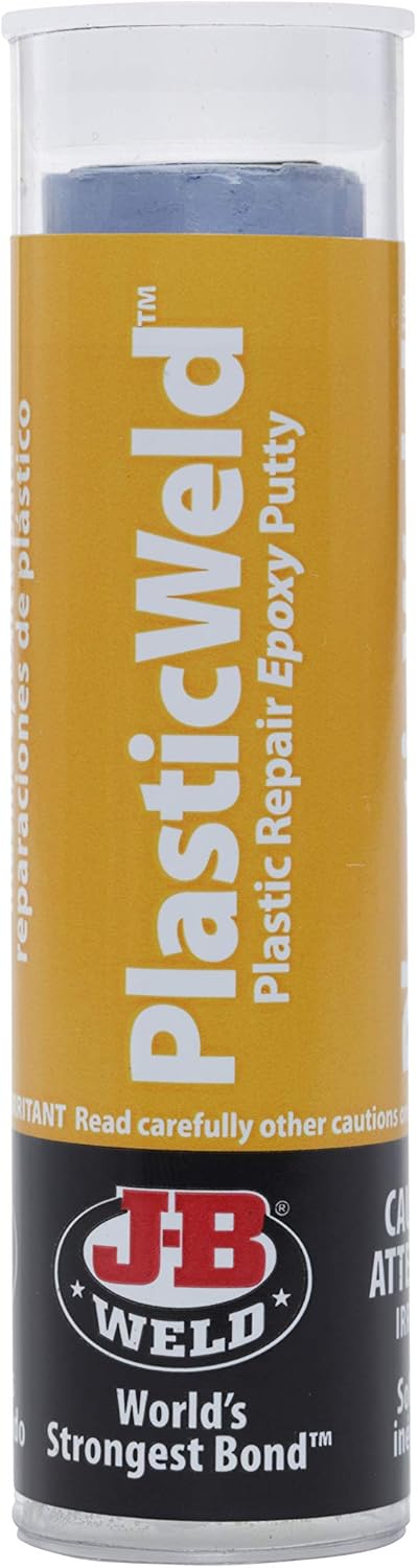 J-B Weld 8237 PlasticWeld Plastic Repair Epoxy Putty - 2 oz.: Automotive